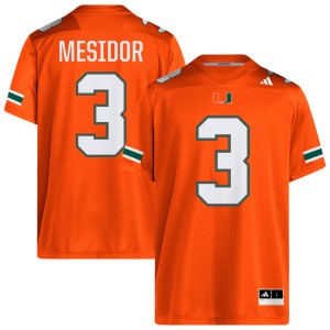 #3 Akheem Mesidor UMiami Orange Mens Jerseys 2025-26 College Football 386857-510