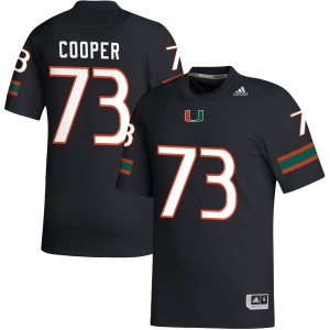 #73 Anez Cooper UM Black Mens Jersey University College Football 557520-124
