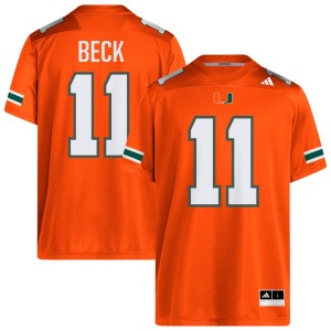 #11 Carson Beck UM Orange Mens Jerseys NCAA College Football 726256-990