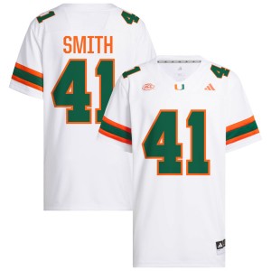 #41 Chase Smith The U White Men Jerseys Embroidery College Football 387677-406