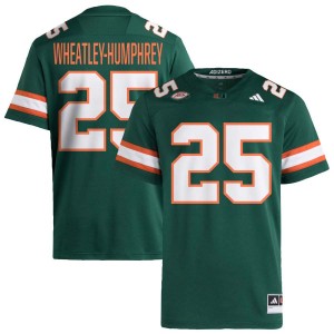 #25 Chris Wheatley-Humphrey Miami Hurricanes Green Men Jersey Alumni College Football 176814-305