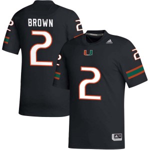 #2 Damari Brown UM Black Men's Jersey 2025 College Football 294860-978