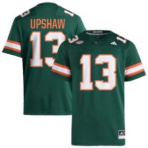 #13 Daylyn Upshaw UMiami Green Men Jersey NCAA College Football 348815-806