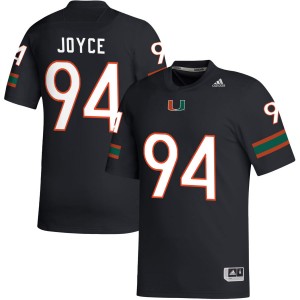#94 Dylan Joyce Hurricanes Black Mens Jerseys Official College Football 140934-938