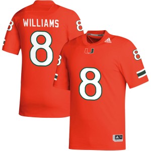 #8 Emory Williams The U Orange Men Jerseys NCAA College Football 902976-394