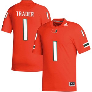 #1 Joshisa Trader UMiami Orange Men Jerseys NCAA College Football 824201-550