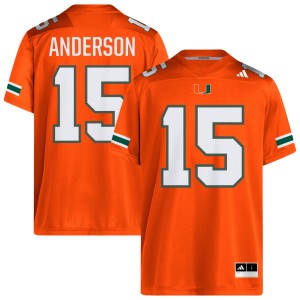 #15 Judd Anderson Miami Orange Mens Jerseys Official College Football 100289-104