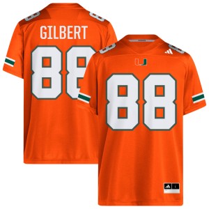 #88 Luka Gilbert UM Orange Men's Jersey Official College Football 222428-384