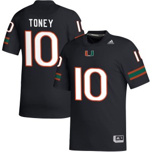 #10 Malachi Toney UM Black Mens Jersey NCAA College Football 782474-438