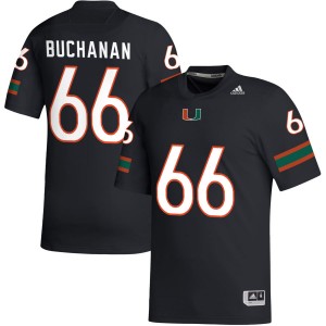 #66 Max Buchanan Miami Black Mens Jersey Player College Football 266559-103