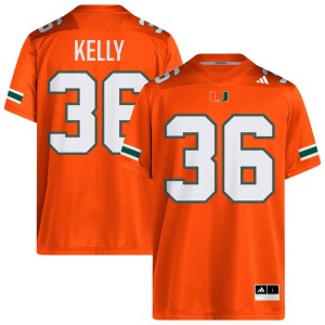 #36 Nick Kelly Miami Orange Men Jersey Alumni College Football 342653-104