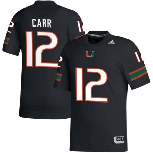 #12 Ny Carr UM Black Mens Jerseys Embroidery College Football 747099-923