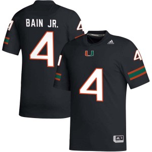 #4 Rueben Bain Jr. The U Black Men Jersey Game College Football 245422-472