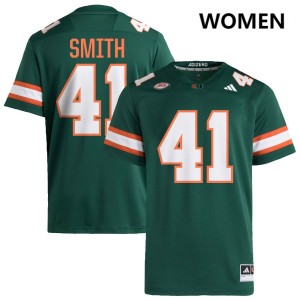 #41 Chase Smith The U Green Women's Jersey Limited College Football 300736-715