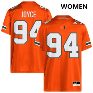 #94 Dylan Joyce Miami Orange Women Jerseys Official College Football 412084-123