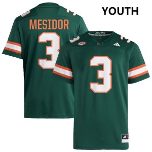 #3 Akheem Mesidor The U Green Youth Jersey Official College Football 489338-576
