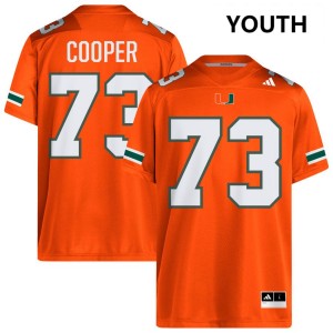 #73 Anez Cooper UM Orange Youth Jerseys Alumni College Football 809211-940