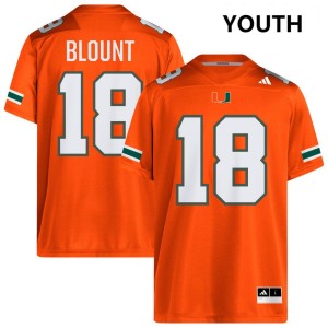 #18 Armondo Blount Miami Orange Youth Jersey Alumni College Football 981188-495