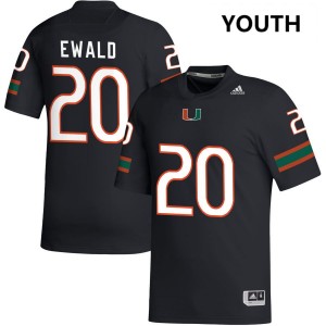 #20 Chris Ewald Jr. The U Black Youth Jerseys Official College Football 300364-926