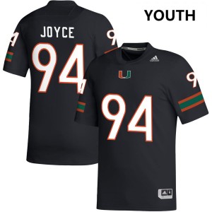 #94 Dylan Joyce Miami Black Youth Jerseys Limited College Football 572051-182