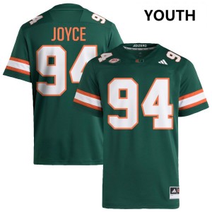 #94 Dylan Joyce Miami Green Youth Jerseys Alumni College Football 444916-982