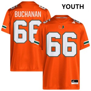 #66 Max Buchanan UM Orange Youth Jerseys High School College Football 993222-568